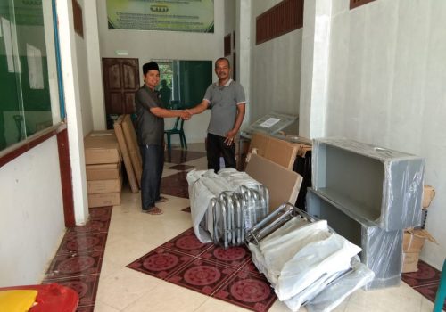 Serah Terima Barang Hibah Dinas Perpustakaan dan Kearsipan Aceh dengan STIS Ummul Ayman, Pidie Jaya